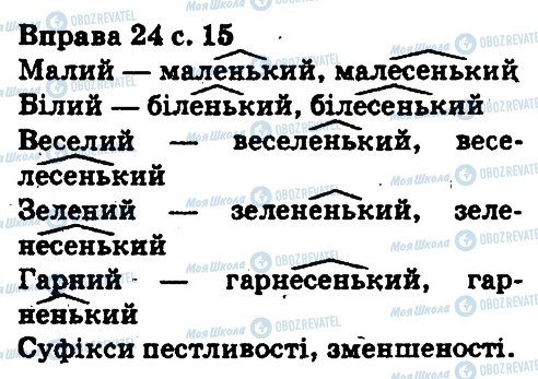 ГДЗ Українська мова 5 клас сторінка 24
