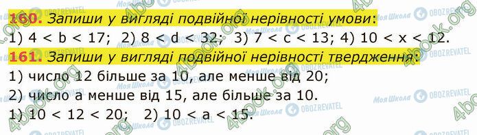 ГДЗ Математика 5 клас сторінка 160-161