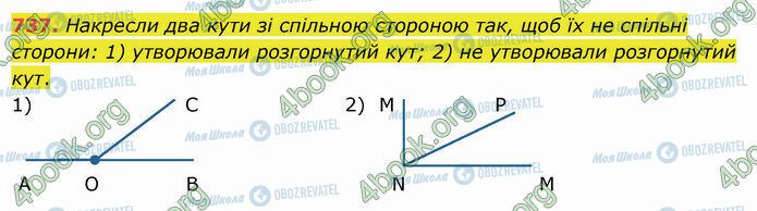 ГДЗ Математика 5 клас сторінка 737