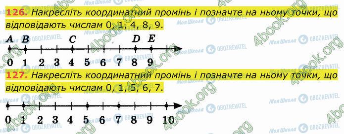 ГДЗ Математика 5 клас сторінка 126-127