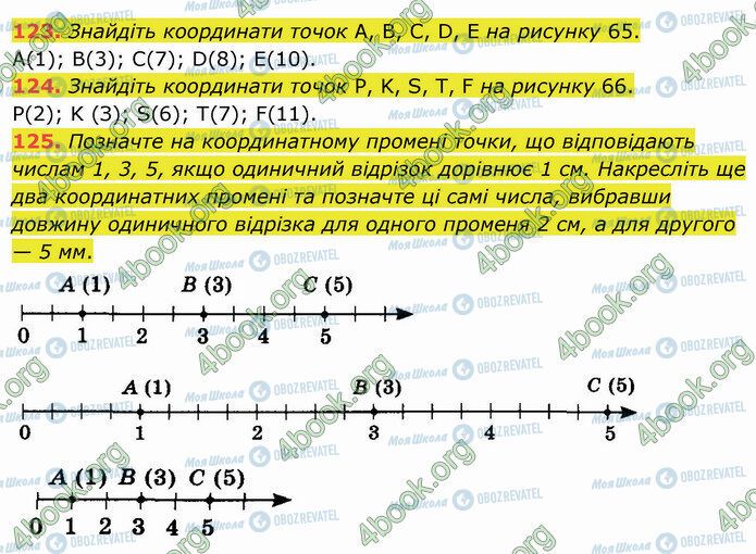 ГДЗ Математика 5 клас сторінка 123-125