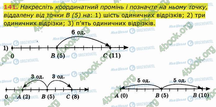 ГДЗ Математика 5 клас сторінка 141