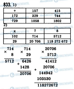 ГДЗ Математика 5 класс страница 833