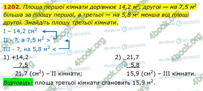 ГДЗ Математика 5 клас сторінка 1202