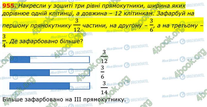 ГДЗ Математика 5 клас сторінка 955