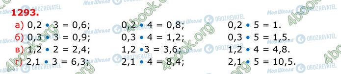 ГДЗ Математика 5 класс страница 1293