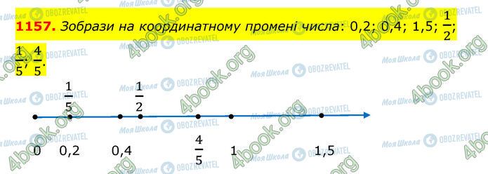 ГДЗ Математика 5 класс страница 1157