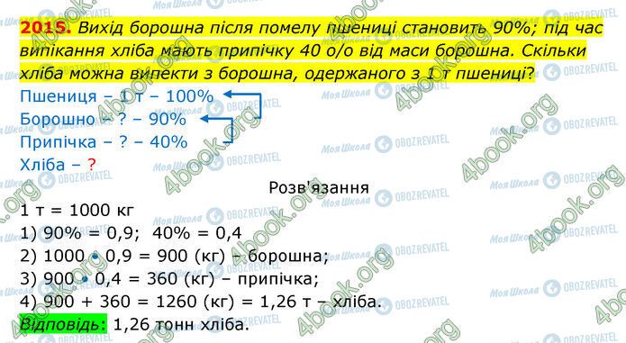 ГДЗ Математика 5 клас сторінка 2015