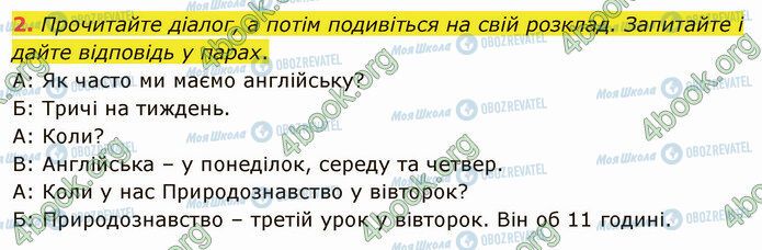 ГДЗ Англійська мова 5 клас сторінка Стр.19 (2)