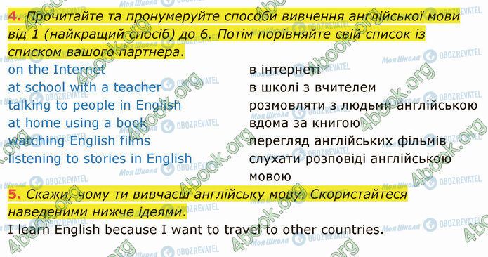 ГДЗ Английский язык 5 класс страница Стр.21 (4-5)