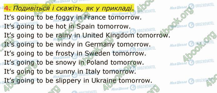 ГДЗ Англійська мова 5 клас сторінка Стр.85 (4)