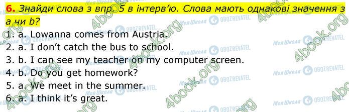 ГДЗ Англійська мова 5 клас сторінка Стр.53 (6)