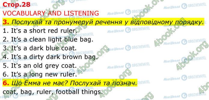 ГДЗ Английский язык 5 класс страница Стр.28