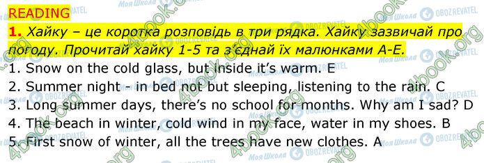 ГДЗ Англійська мова 5 клас сторінка Стр.123-(1)