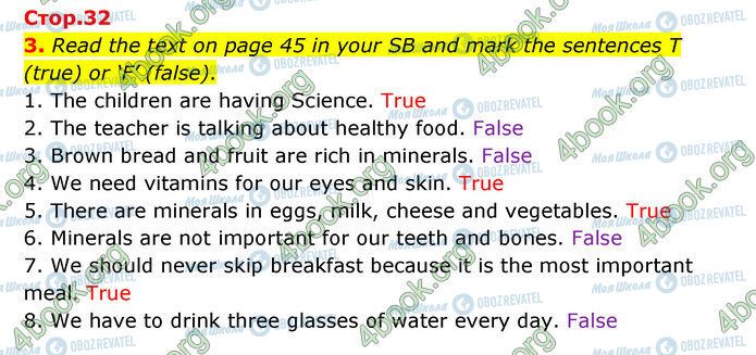 ГДЗ Английский язык 5 класс страница Стр.32 (3)