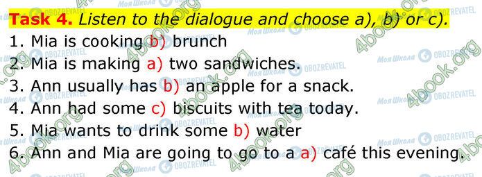 ГДЗ Англійська мова 5 клас сторінка 4