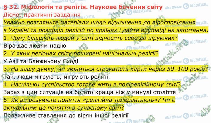 ГДЗ История Украины 5 класс страница §32 (1)