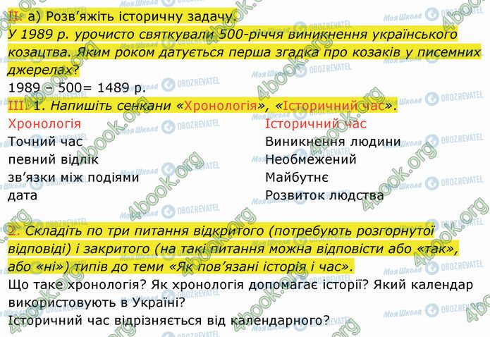 ГДЗ История Украины 5 класс страница §9 (3)