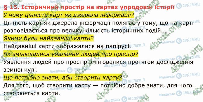 ГДЗ Історія України 5 клас сторінка §15 (1)