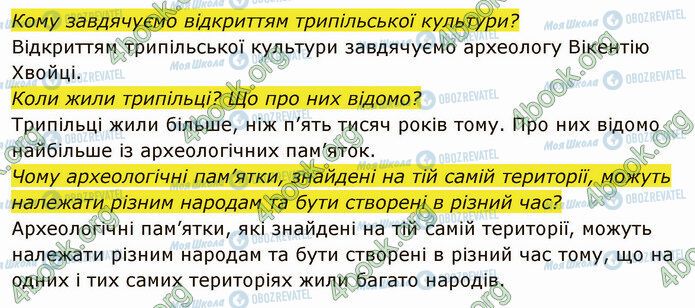 ГДЗ Історія України 5 клас сторінка §5 (3)