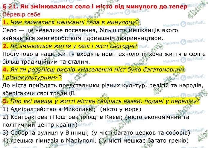 ГДЗ Історія України 5 клас сторінка §21 (1-5)