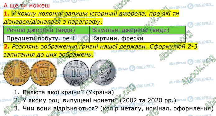 ГДЗ Історія України 5 клас сторінка §9 (5-6)