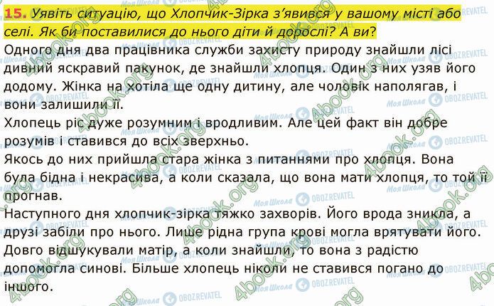 ГДЗ Зарубіжна література 5 клас сторінка Стр.95 (15)