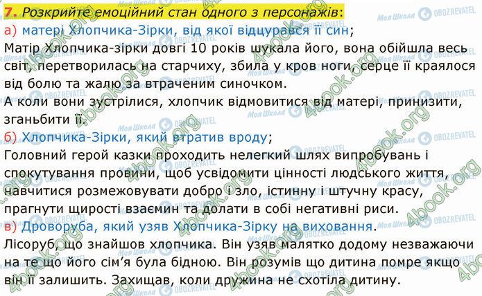 ГДЗ Зарубіжна література 5 клас сторінка Стр.95 (7)