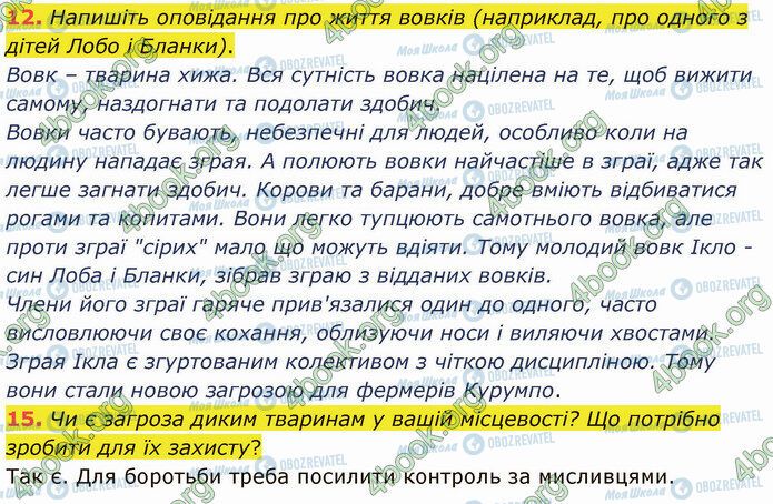 ГДЗ Зарубіжна література 5 клас сторінка Стр.174 (12-15)