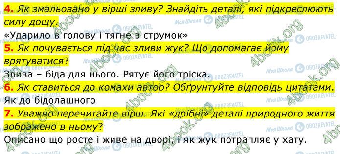 ГДЗ Зарубіжна література 5 клас сторінка Стр.166 (4-7)