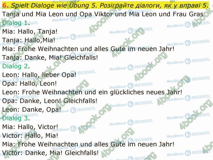 ГДЗ Німецька мова 5 клас сторінка Стр.87 (6)