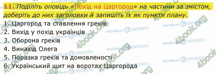 ГДЗ Українська література 5 клас сторінка Стр.159 (11)