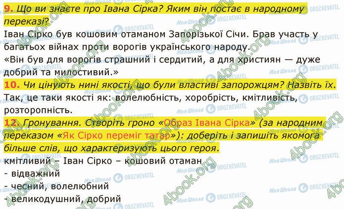 ГДЗ Українська література 5 клас сторінка Стр.21 (9-12)