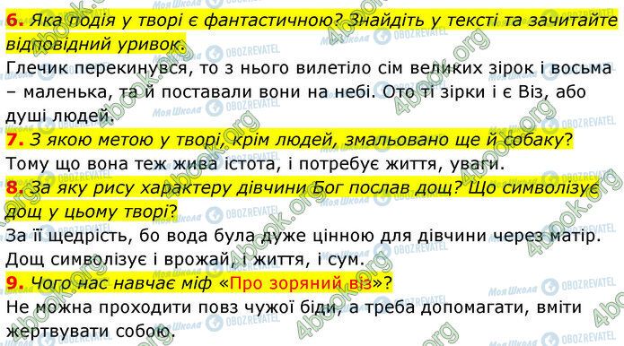 ГДЗ Українська література 5 клас сторінка Стр.10 (6-9)