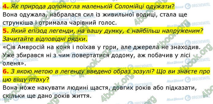 ГДЗ Українська література 5 клас сторінка Стр.18 (4-6)