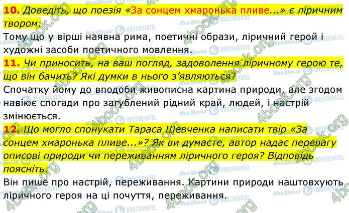 ГДЗ Українська література 5 клас сторінка Стр.96 (10-12)