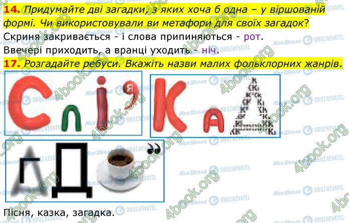 ГДЗ Українська література 5 клас сторінка Стр.30 (14-17)