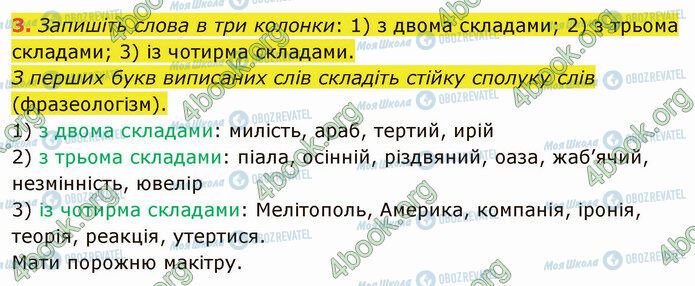 ГДЗ Укр мова 5 класс страница §36 (3)