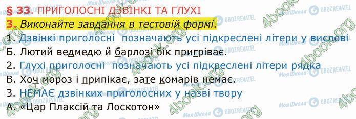 ГДЗ Українська мова 5 клас сторінка §33 (3)