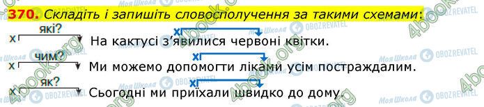 ГДЗ Українська мова 5 клас сторінка 370