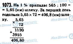 ГДЗ Математика 5 клас сторінка 1073