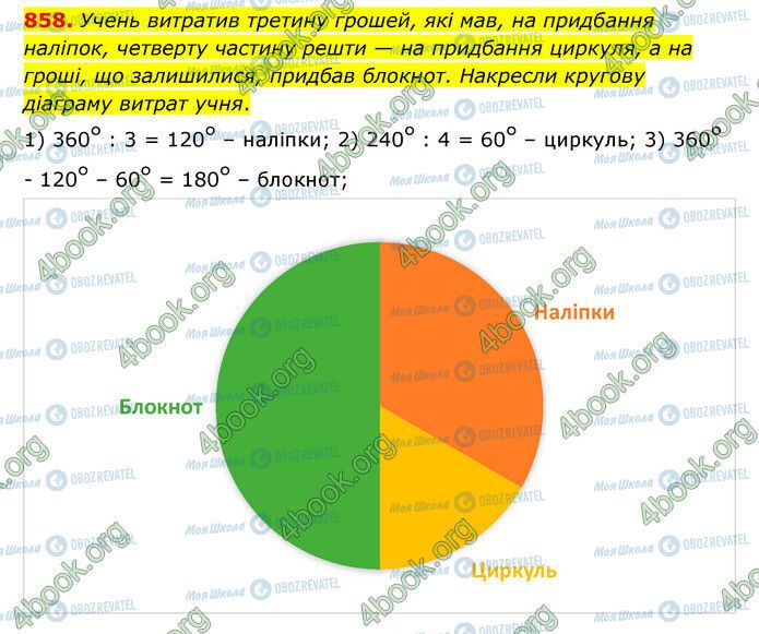 ГДЗ Математика 6 клас сторінка 858