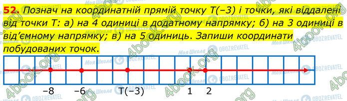 ГДЗ Математика 6 класс страница 52