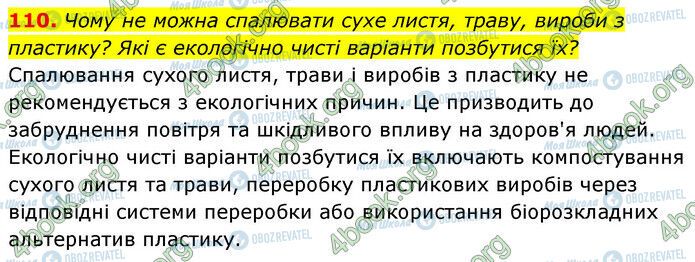 ГДЗ Українська мова 6 клас сторінка 110