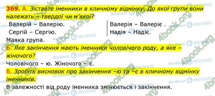 ГДЗ Українська мова 6 клас сторінка 369