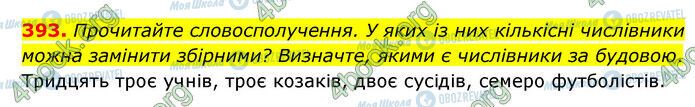 ГДЗ Укр мова 6 класс страница 393