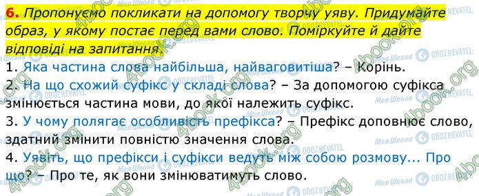 ГДЗ Українська мова 6 клас сторінка 6