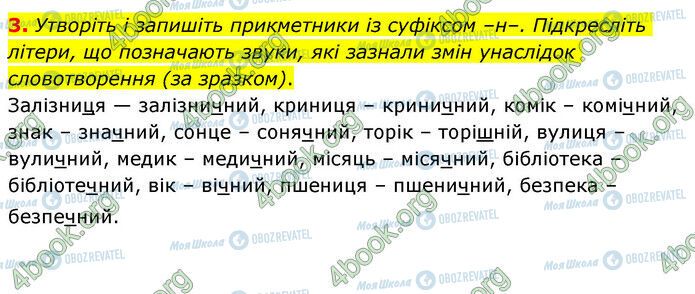 ГДЗ Українська мова 6 клас сторінка §32 (3)