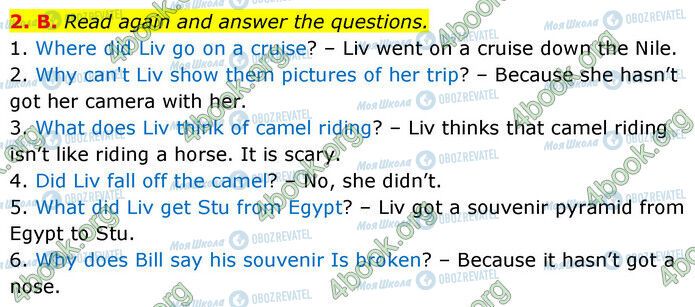 ГДЗ Англійська мова 6 клас сторінка Стр.20 (2-B)