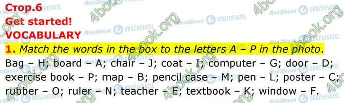 ГДЗ Английский язык 6 класс страница Стр.6 (1)
